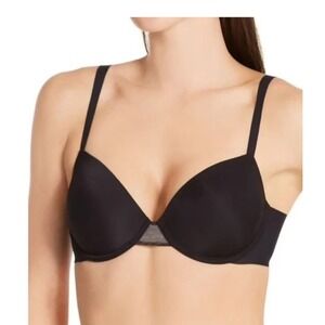 Maidenform Women's Simply The One Demi T-Shirt Underwire Bra, Black, 34A